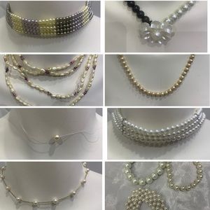 Like 🆕Lot of 10 pc Vintage Faux Pearl Costume Jewellery